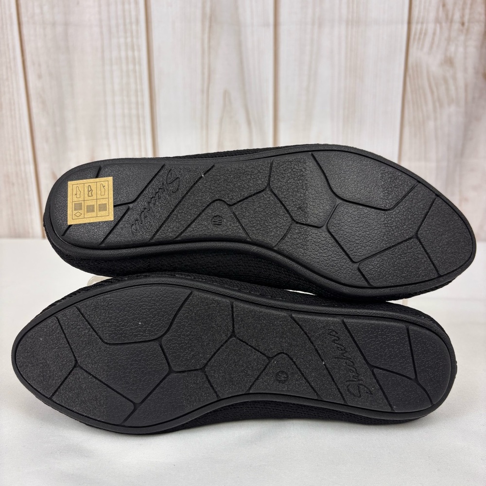 Cleo's by Skechers Flats Wide Fit Air Cooled Memory Foam Shoes Black Size 7 Wide - Picture 10 of 14
